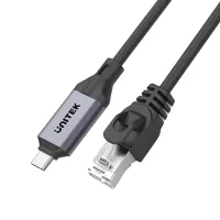 Unitek Kabel Ethernet USB C RJ-45 LAN, przewód sieciowy, 1m