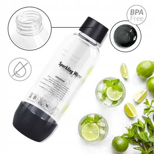 SATURATOR + 3x BUTELKI Saturator do wody + NABÓJ Zestaw Menzsoda na Arena.pl