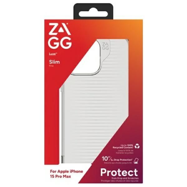etui zagg luxe do iphone 15 pro max      przezroczysty/clear zdjęcie 5