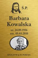 TABLICZKA NAGROBNA NAGROBKOWA ze zdjęciem ALUMINIOWA DIBOND UV 30x20
