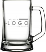 szklane Kufle z grawerem reklama logo TRWAŁOŚĆ 50 szt