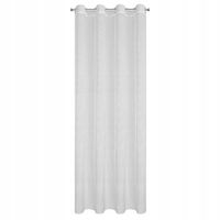 Firana gotowa na przelotkach ATENA 140x260 Eurofirany biała