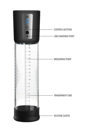 Shots Pumped Premium Rechargeable Automatic Pump Transparent na Arena.pl