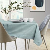 Obrus Plamoodporny VESTA Mankiet 140x180 miętowy AmeliaHome