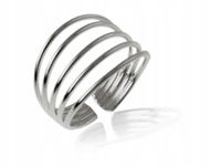 PIERŚCIONEK SREBRNY DO POŁOWY PALCA ps005 - 1,3g.