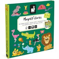 Janod Magnetyczna Układanka Afrykańskie Zwierzęta Magneti'stories 3+