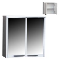 Szafka Łazienkowa Wisząca z Lustrem sz. 60cm P 816B Biała