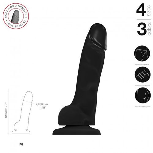 soft realistic dildo black m na Arena.pl
