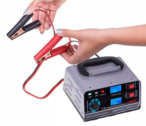 PROSTOWNIK SAMOCHODOWY DO AKUMULATORÓW 24V 12V 30A na Arena.pl