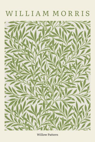 Plakat 61x91,5cm Design Willow Pattern, Morris Vintage do Salonu zdjęcie 2