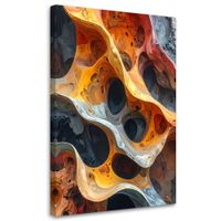 Obraz do salonu biura spa, Abstrakcja organiczna struktury skały