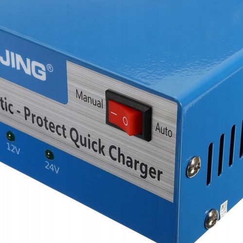 PROSTOWNIK SAMOCHODOWY DO AKUMULATORÓW 12V 24V 12A na Arena.pl