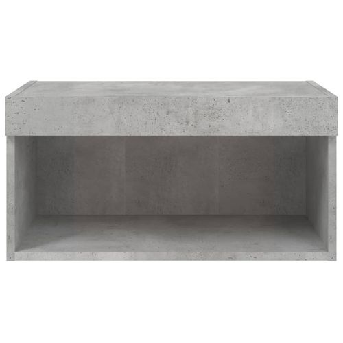 Szafka pod TV, z oświetleniem LED, szarość betonu, 60x30x30 cm na Arena.pl