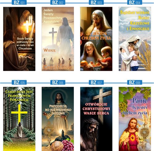 Banery na uroczystość Bożego Ciała religijny dekoracja kościoła ołtarza na Arena.pl