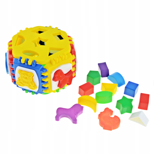 kostka edukacyjna sorter - przedszkolaczek na Arena.pl