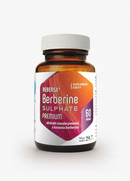 HEPATICA BERBERINE SULPHATE PREMIUM 60 KAPS SIARCZAN BERBERYNY zdjęcie 1