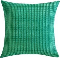 Poszewki na Poduszki sztruksowe 40cm 2szt zielony