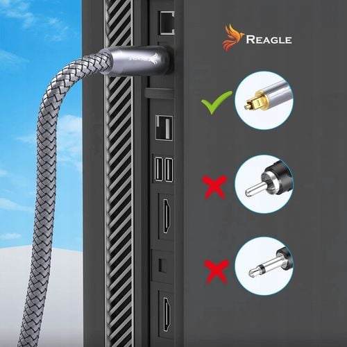 KABEL OPTYCZNY TOSLINK 5M HQ SPDIF DIGITAL AUDIO PRZEWÓD CYFROWY na Arena.pl