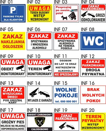 Tabliczka ZNAK tablica RODO Obiekt MONITOROWANY na Arena.pl