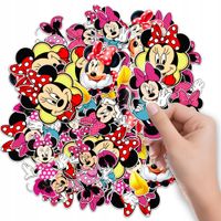 NAKLEJKI NA ZESZYT NALEPKA Z POSTACIAMI MYSZKI MINI MINNIE WZORY 6 SZT