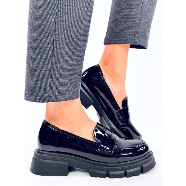 Mokasyny lakierowane Black r.39 zdjęcie 3