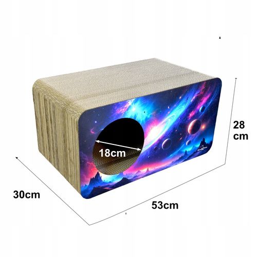 Drapak dla kota Kosmos | 53x28x30 cm | MruuPruu na Arena.pl