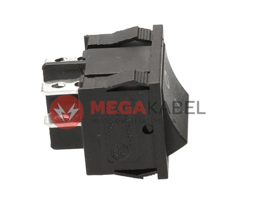 Przełącznik kołyskowy czarny 250V na Arena.pl