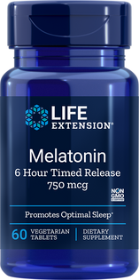 Melatonin 750 mcg 6 Hour Time Release (60 tabl.)