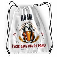 Plecak Dla Adama Sportowy Szkolny Worek Torba Z Nadrukiem Ze Zdjęciem