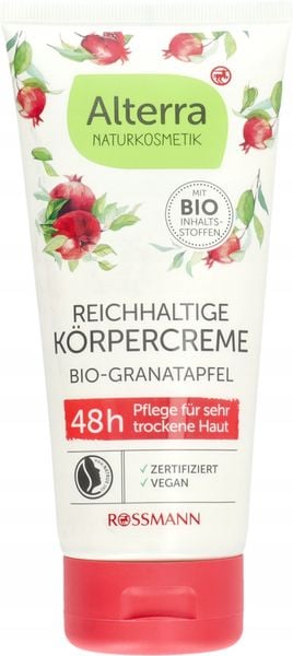 ALTERRA KREM DO CIAŁA GRANAT 200 ML zdjęcie 1