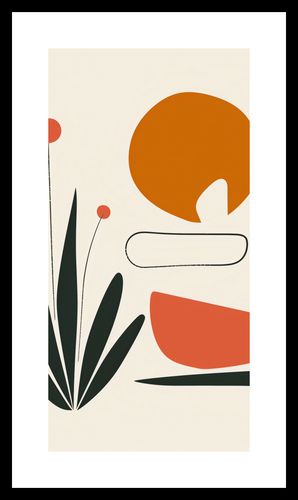 Plakat 50x100cm Abstrakcyjny Zen na Arena.pl