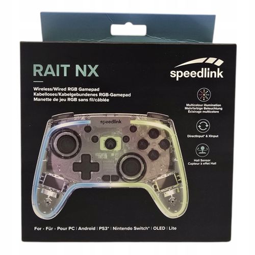 Pad SpeedLink RAIT NX RGB, Wireless/Wired, PC/Android/Switch OLED/Lite na Arena.pl