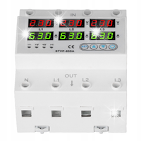REGULOWANE NAPIĘCIE PRĄDU PROTECTOR 3-FAZOWY AC220/380V 63A TRÓJFAZOWY