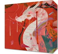 Obraz 30x30cm Orientacyjny Smok