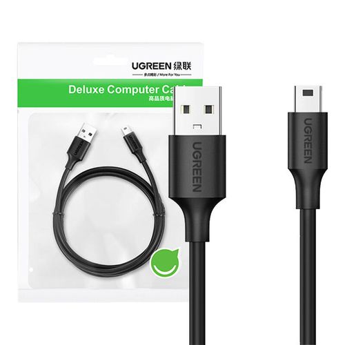 Kabel USB UGREEN US132 Mini USB 0.5m Ładowanie i Dane Czarny na Arena.pl