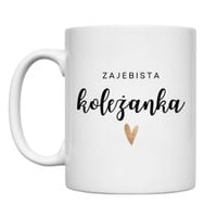 KUBEK "ZAJEBISTA KOLEŻANKA" Wzór - Klasyczny 330 ml