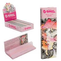 bibułki g-rollz mushroom pink 1 1/4