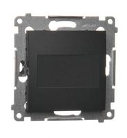 Simon54 zaślepka z mostkiem do ramek DPS.01/49 czarny mat
