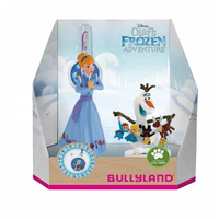 bullyland 12938 anna + olaf frozen 2pak