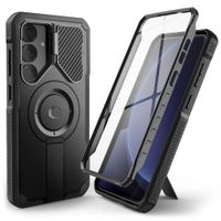 Etui Tech-Protect Kevlar MagSafe Pancerne DO Samsung Galaxy S25+ Czarne