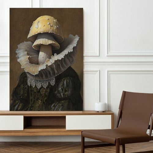 Obraz na płótnie portret grzyb 50x70 cm na Arena.pl
