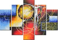 105CM 150CM ZEGAR 5 ELEM BEZKRESNE UCZUCIA DRUK OBRAZ