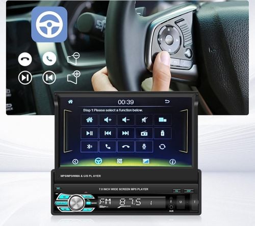 UŻYWANE Radio samochodowe Inefala 45W z Bluetooth i tunerem FM nowoczesny na Arena.pl