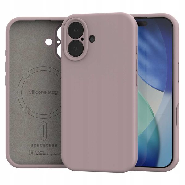 Spacecase Silicone Mag Iphone 17 Baby Pink zdjęcie 7
