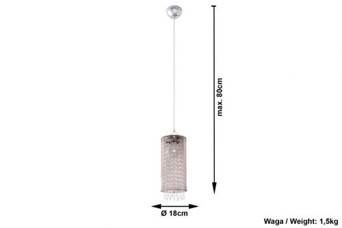 Lampa Wisząca FERERRO Grafit na Arena.pl