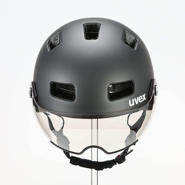 Kask Uvex Rush Visor srebrny r. 55-58 cm zdjęcie 3