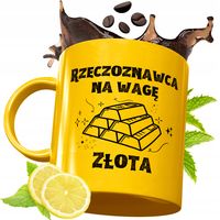 Złoty Kubek Premium Dla Rzeczoznawcy Prezent Z Nadrukiem Ze Zdjęciem