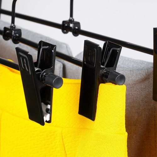 3x Wieszaki na Spodnie Spódnice Ubrania Wiszące z Klipsami Odzieżowe na Arena.pl