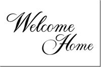 90 60CM OBRAZ NAPIS ...WELCOME HOME DRUK PŁÓTNO RAMA