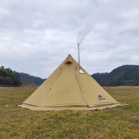 4-6 People Tipi Hot Tent with Stove Jack Camping